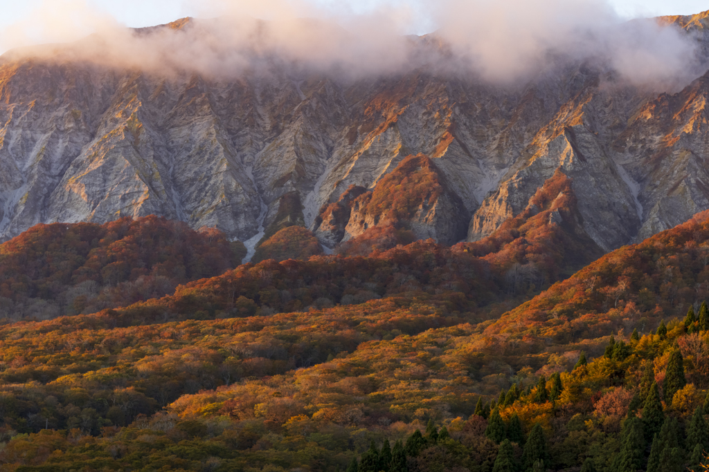 大山秋景色