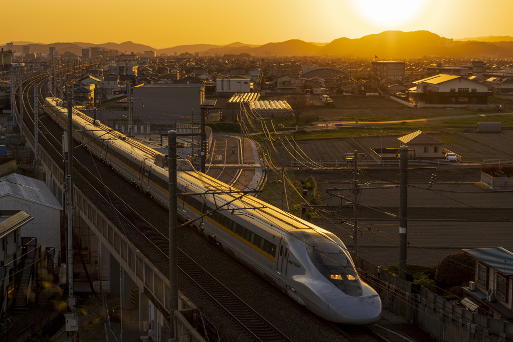 夕焼けのRail Star
