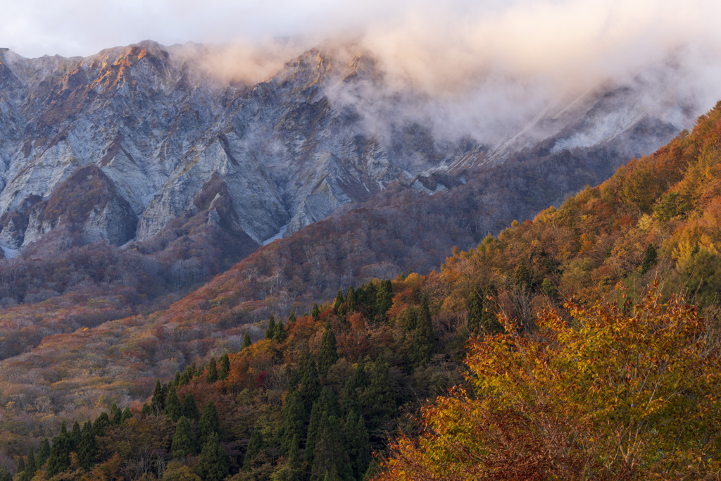 大山秋景色