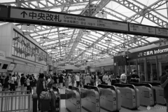 上野駅にて