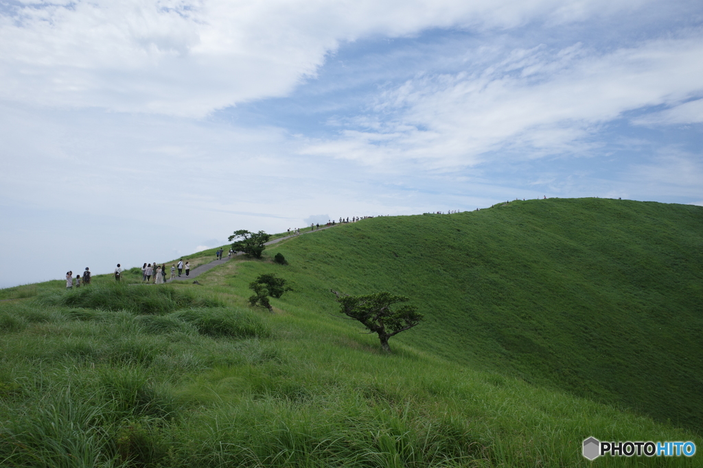 大室山にて