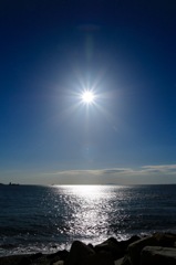 太陽と海
