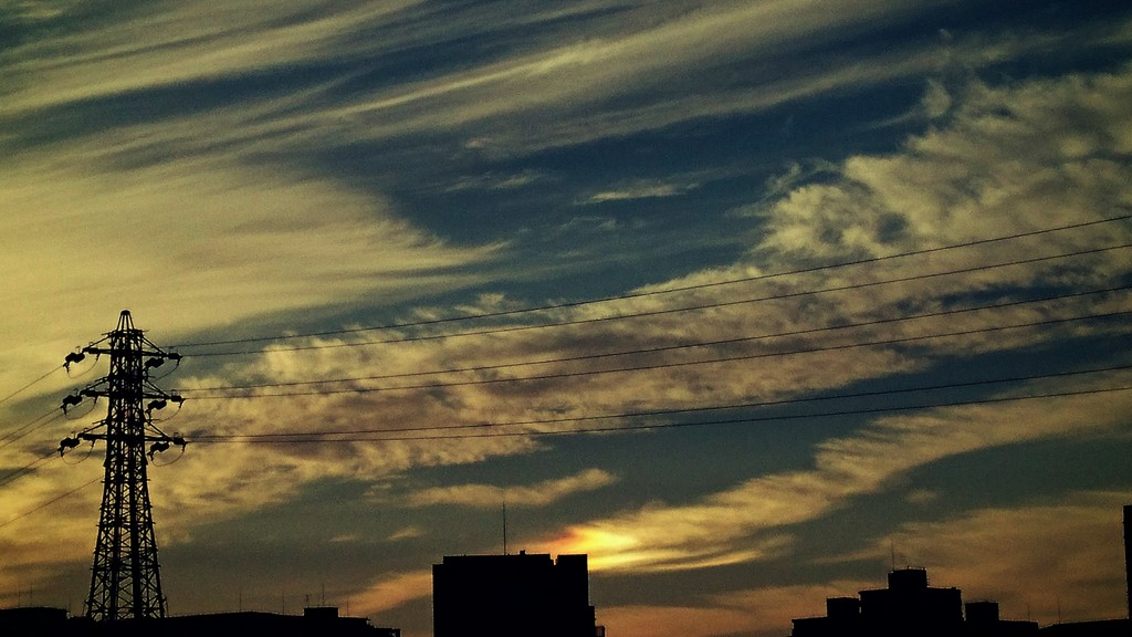 ちょっとだけ彩雲。
