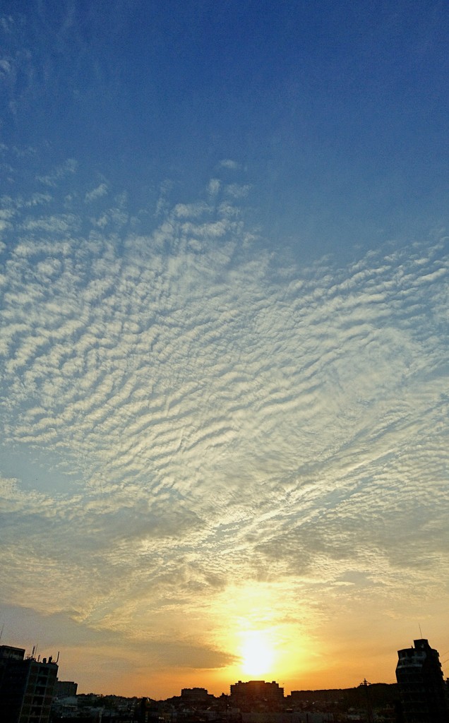 夕暮れ雲。
