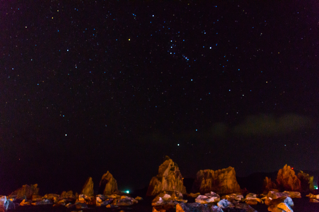 橋杭岩の星空