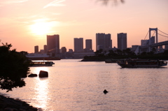 夕日