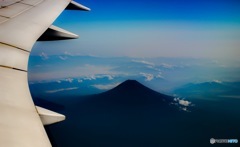 富士山を見下ろす