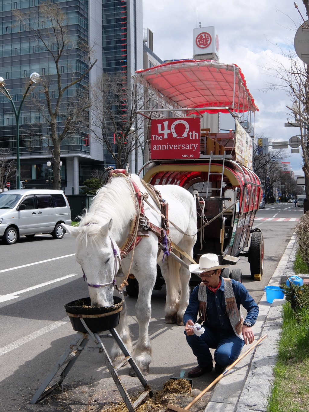 お馬さんのお昼休み