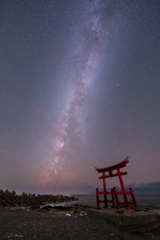 鳥居と天の川2