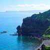 神威岬より水無の立岩の眺望