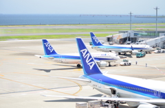 暑かった羽田空港１