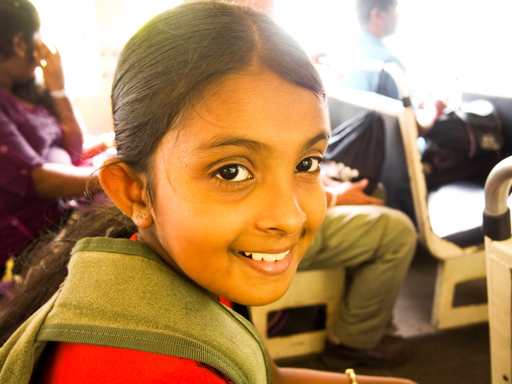 A girl's smile