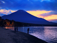 夕焼けの渚 