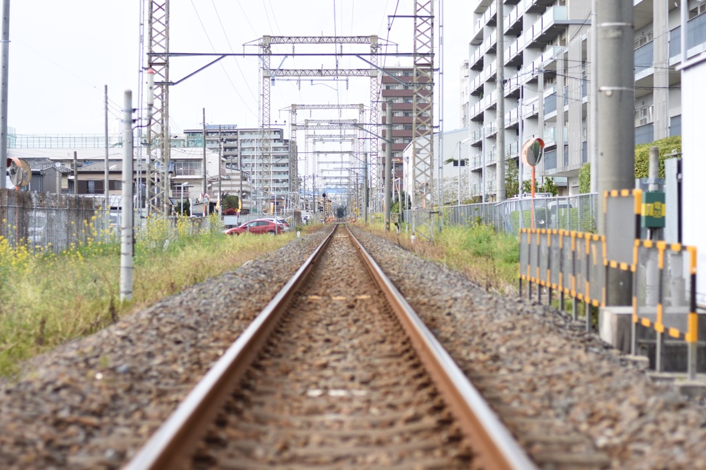まっすぐな道