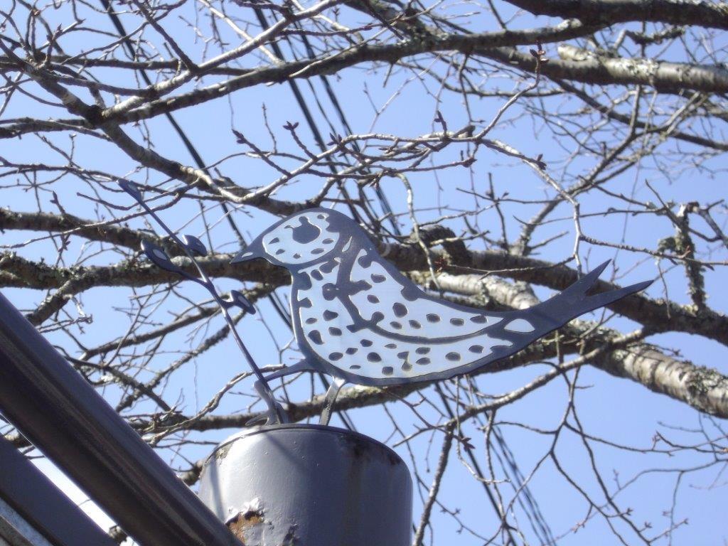 049　湯布院の鳥のオブジェ