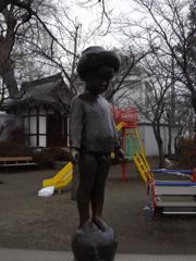 015　長野　柳川公園の少年像