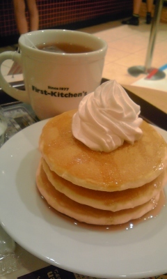 150903　First Kitchen　パンケーキ