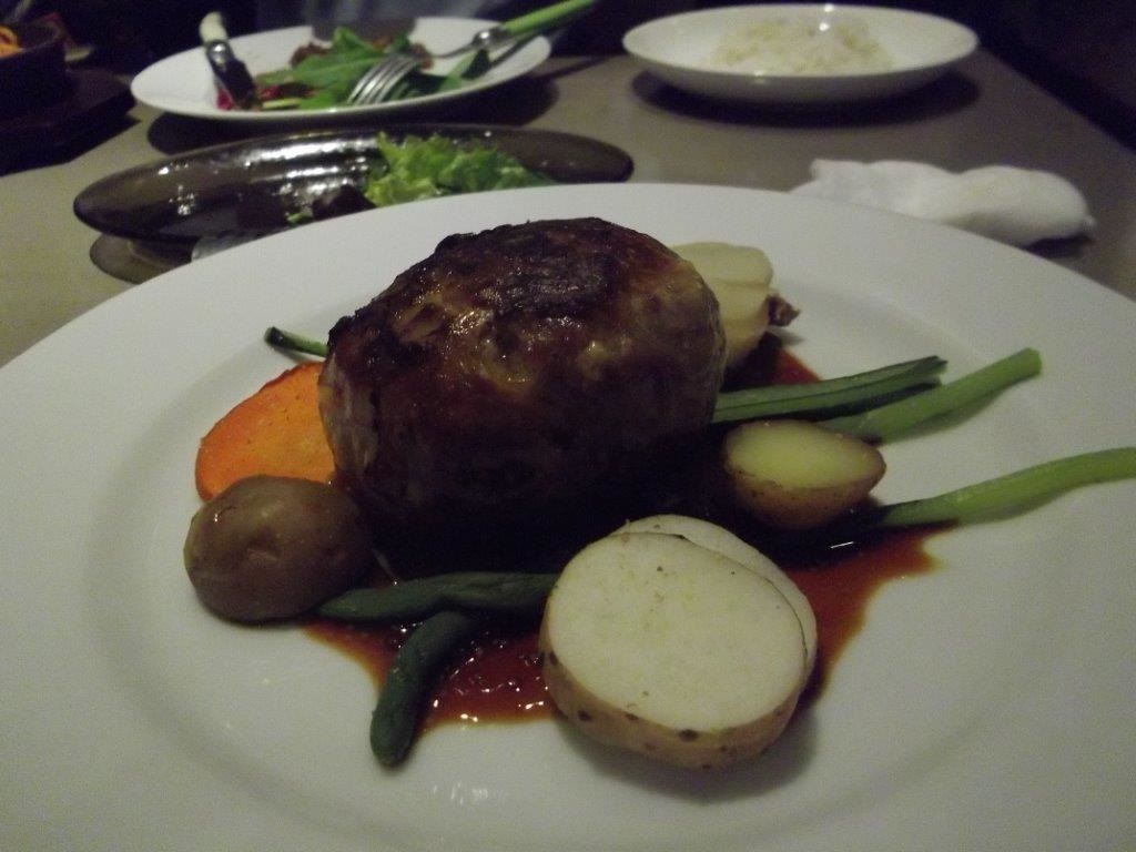 pappare vino のフォアグラハンバーグ