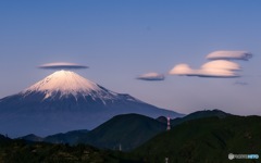 秋の笠雲