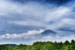 ひょっこり富士山