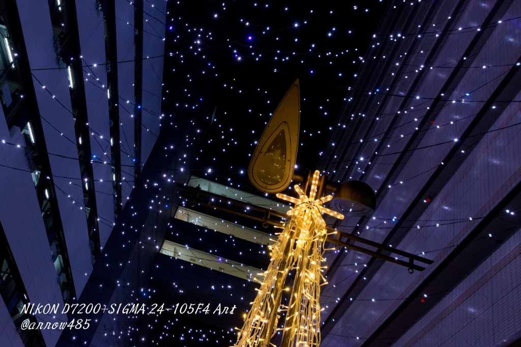 2017年11月27日　クリスマスイルミ撮影
