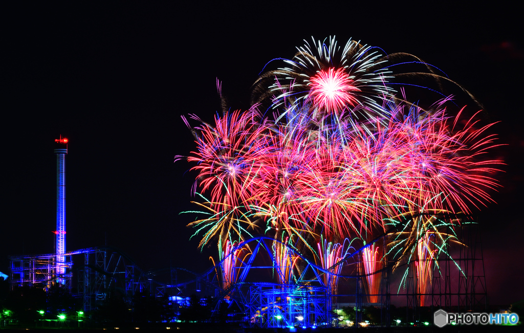 八景島シーパラダイスのニューイヤー花火D7100編３