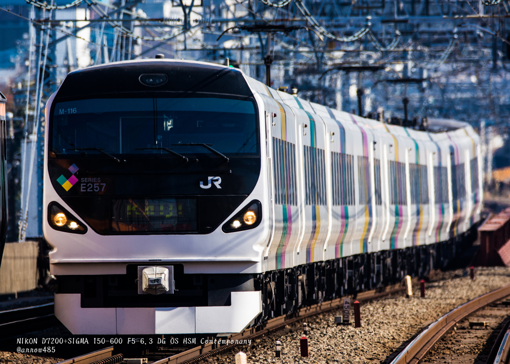 2017年12月22日　E257系かいじ