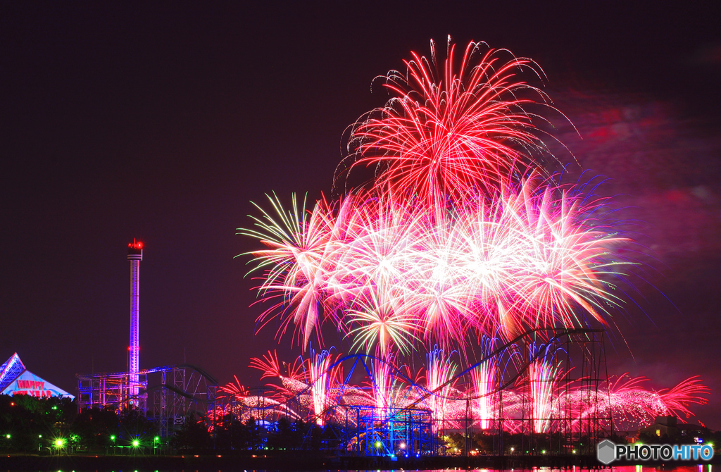 八景島シーパラダイスのニューイヤー花火D7100編２
