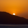 沈みゆく夕日