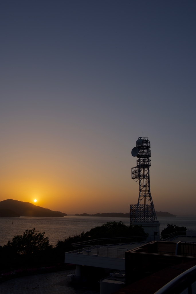 瀬戸の夕日