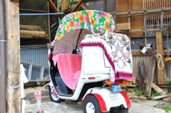 カラフルなバイク
