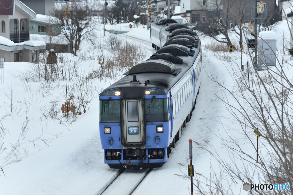遠軽駅までもう少し
