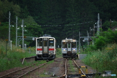 上下列車の行き合い