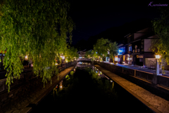 城崎温泉の夜景