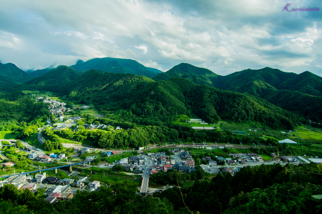 山形は山寺から見える風景