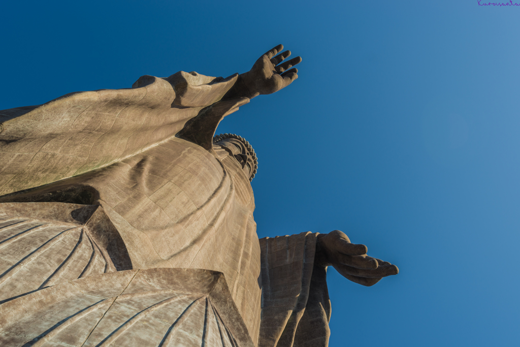 波動拳（みたいな構えに見える？）