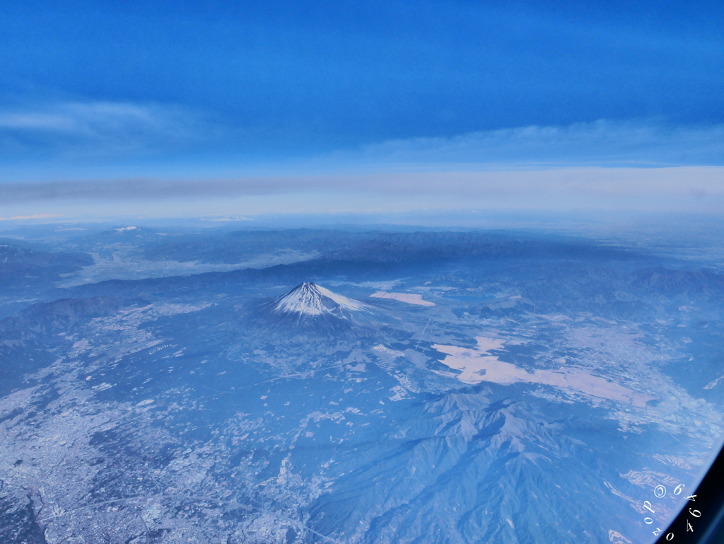 2018年新年の富士山