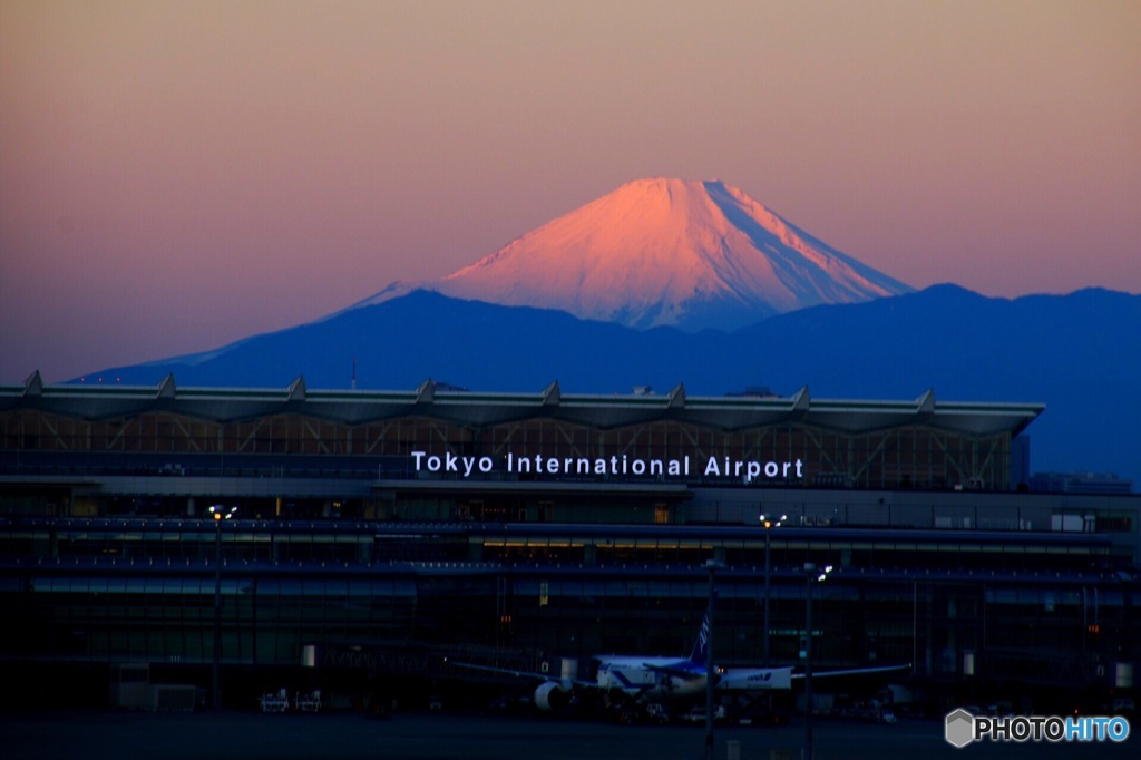 『 朝陽と富士山 』