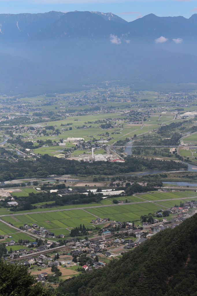 長峰山山頂から