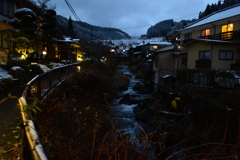 初雪の朝