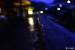 温泉街　ー心ー