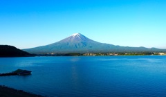 河口湖からの富士山