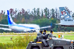 航空祭　陽炎