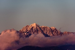 雲上の剣岳