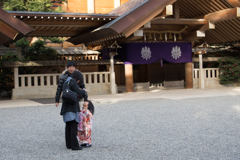 はいチーズ　　熱田神宮