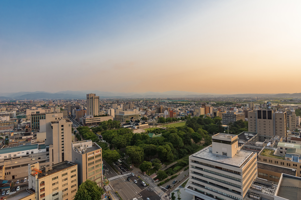 富山城下