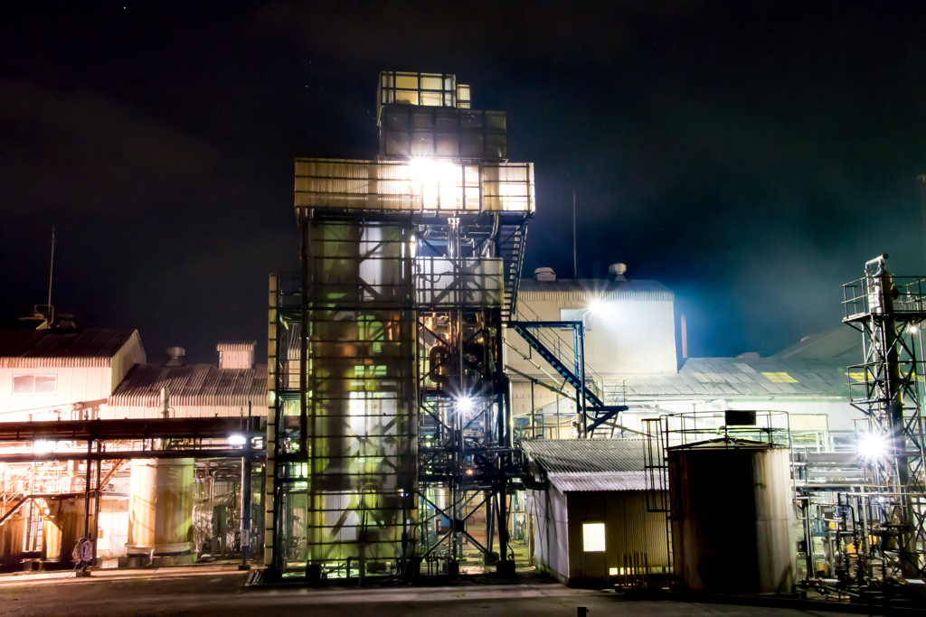 日産化学工場夜景1 (1 - 1)-4