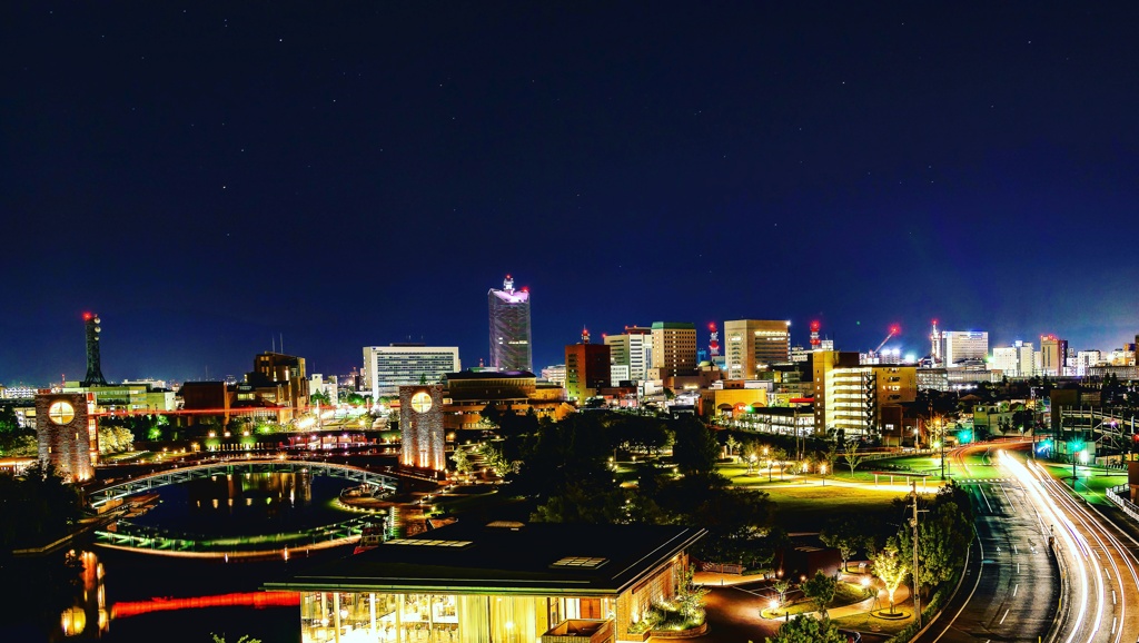 富山の夜景