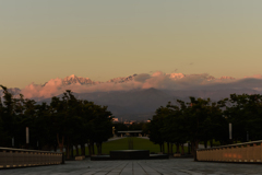 雲上の立山連峰