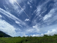 久しぶりに青空を見た